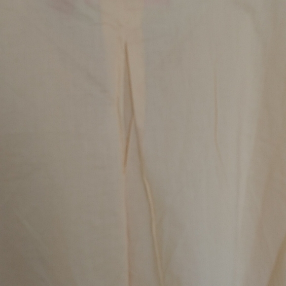 Woman Within 22/24W New Yellow Cotton Lace Short Sleeve Blouse - Picture 9 of 9